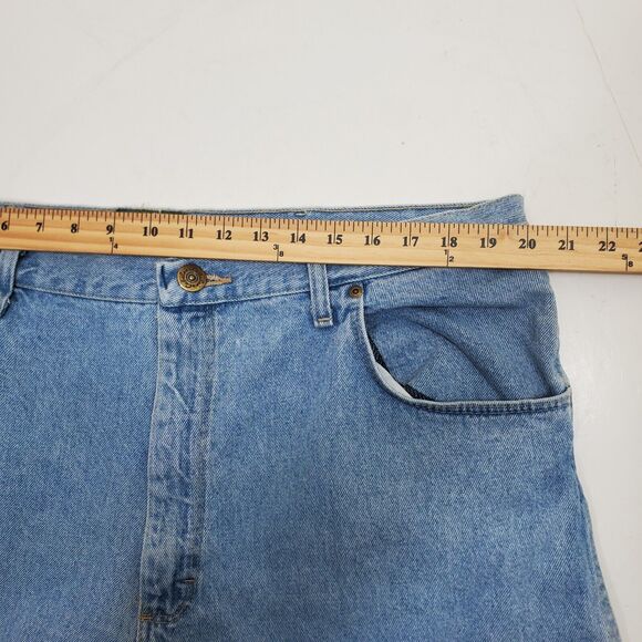 Cabelas Jeans Mens Blue Medium Wash Straight Leg 905099S Outdoor Gear 42x30 - Picture 3 of 15